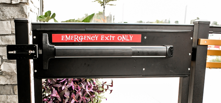 emergency push bar installation in Valle Vista