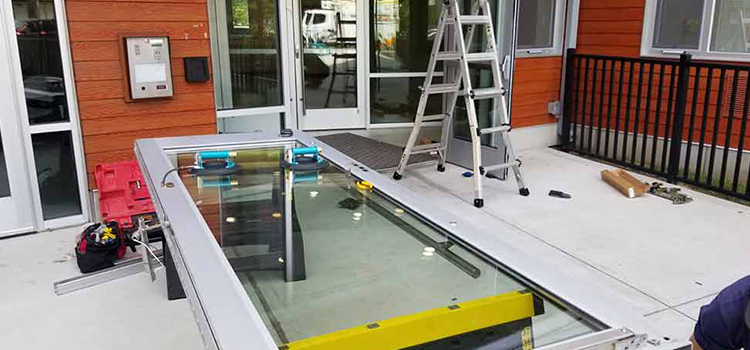 storefront door glass replacement Valle Vista